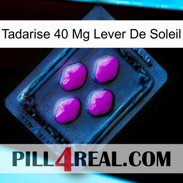 Tadarise 40 Mg Sunrise 04